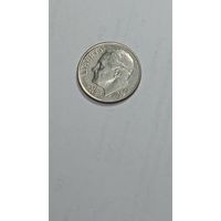 США 10 центов 1991 года . P