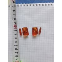 Запонки янтарь СССР