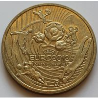 Польша 2 злотых 2012 год "Чемпионат Европы по футболу 2012"