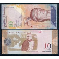 Венесуэла 10 боливар 2014 год, UNC