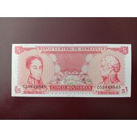 Венесуэла 5 боливаров 1989 UNС