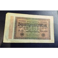 20000 марок 1923 год.