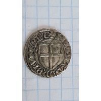 С 1 РУБЛЯ ! МОНЕТА ШИЛИНГ ШЕЛЯГ ТЕВТОНСКИЙ ОРДЕН МАГИСТР