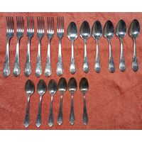 Мельхиор СССР.МНЦ. Набор 18 штук