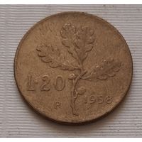 20 лир 1958 г. Италия