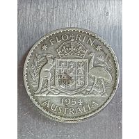 Австралия 1 форинт 1954 года .Распродажа с рубля !