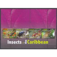 2011 Сент-Винсент Гренадины Кануан 225-228KL Насекомые - Пауки 9,00 евро