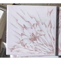 Плитка Керамическая СССР 15*15. Белая с рисунком