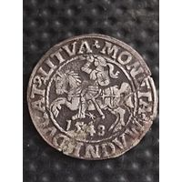 Полугрош 1548 г. Сигизмунд II Август, без мц.