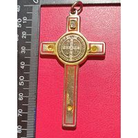 Кельтский крест Святого БЕНЕДИКТА (Италия). Старт с 1 рубля без МЦ.