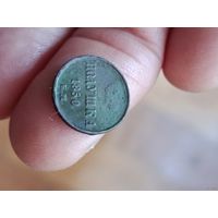 Полушка 1850 года с рубля