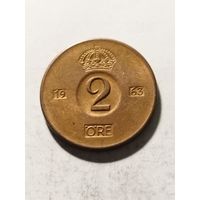 Швеция 2 оре 1963