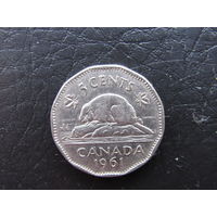 5 центов, 1961. Канада.