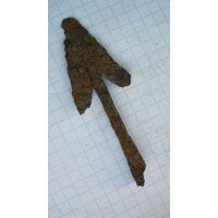 Древний наконечник стрелы (остроги, судлицы, дротика).Железо.