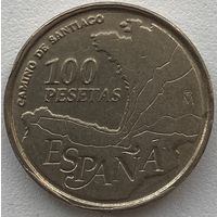 Испания 100 песет 1993 г. Путь Святого Иакова