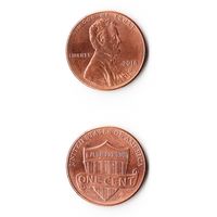 1 цент США 2014 (D) года