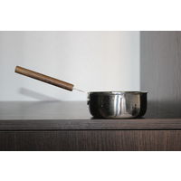 Металлический сотейник с деревянной ручкой, клеймо.