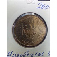 2 злотых 2004 Мазовецкое воеводство