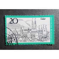 Марка Германия 1971 год Города