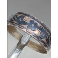 Серебрянное кольцо, серебро 875 пробы.