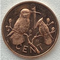 Британские Виргинские острова 1 цент 1975 г.