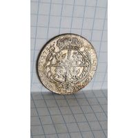 С 1 РУБЛЯ ! МОНЕТА 18 ГРОШОВИК ОРТ  ВКЛ ПОЛЬША  СРЕДНЕВЕКОВЬЕ АВГУСТУС III 1754  ГОД