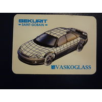 Календарик 2001 г.  Оригинальные стекла к иномаркам.