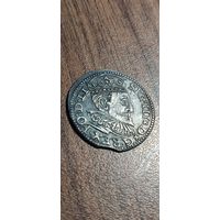 Отличный ТРОЯК (3 гроша) 1595 года. СОХРАН! Торг. Смотрите другие мои лоты