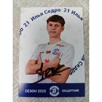 Илья Седро. Карточка Динамо Брест -2025