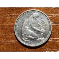 Германия 50 пфеннигов 1992 J