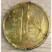 10 копеек 2009 РБ Просто красивая царапина