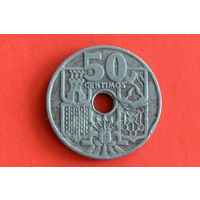 Испания 50 сентимо 1949 с 1 руб