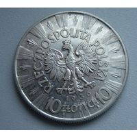 10 злотых Пилсудский.1936 г.