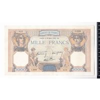 1000 ФРАНКОВ 1939 ФРАНЦИЯ