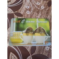 Календарик,реклама,2008