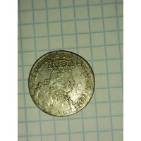 Монета 6 грошей(1756г.)Пруссия.Серебро.