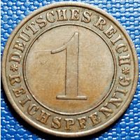 Германия 1 рейспфенниг 1931 г. А