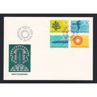 1.Lih. Лихтенштейн. КПД. 1966 г. Полная серия. Mi.##460-473.