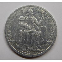 Французская Полинезия 1 франк 2001г