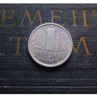 1 пфенниг 1982 (A) Германия ГДР #15 XF