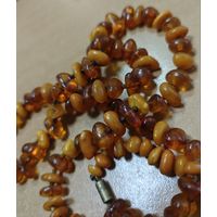 Янтарные бусы. СССР. 80см