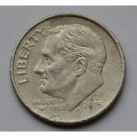 США, 10 центов (1 дайм), 2015 г. D