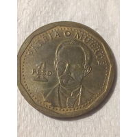 1 песо Куба 2015 год