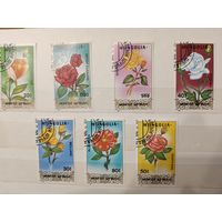 РАСПРОДАЖА КОЛЛЕКЦИИ. Монголия, марки "цветы Розы"