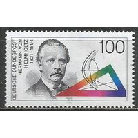 ФРГ. 100 лет со дня рождения Г.Гельмгольца. Учёный. 1994г. Mi#1752.