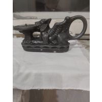 Подсвечник Лев силумин сфинкс.