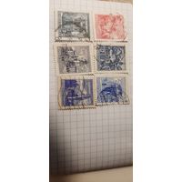 Марки Австрия 1962 год