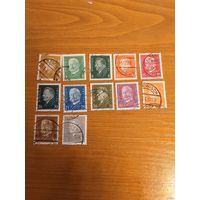 1928 Германия Рейх президенты + 1 марка 1930 года (3-12)