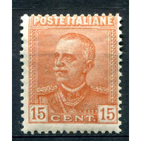 Италия (Королевство) - 1928/29г. - король Виктор Эммануил III, 15 с - 1 марка - MH [Mi 282]. #1-It-24-B-1