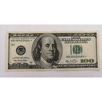 100 долларов со звездой. Звёздная 100$ 2006А год